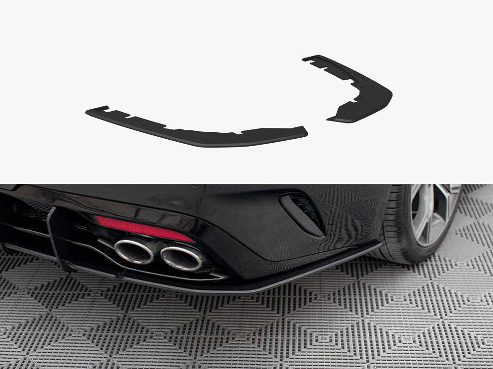 Maxton Design Street Pro Rear Side Splitters Kia Stinger GT / GT-Line Mk1
