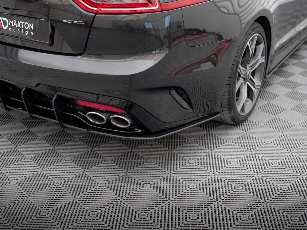 Maxton Design Street Pro Rear Side Splitters Kia Stinger GT / GT-Line Mk1