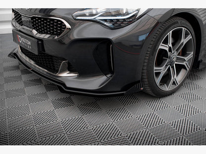 Maxton Design Front Flaps Kia Stinger GT / GT-Line / Standard Mk1