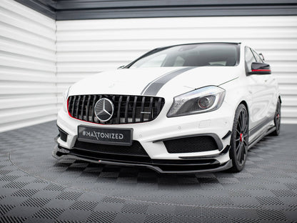 Maxton Design Front Splitter V.4 Mercedes-Benz A45 AMG W176