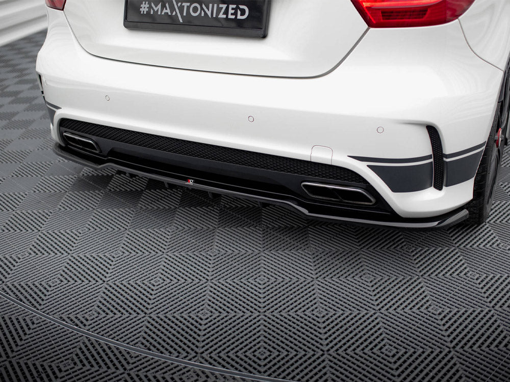 Maxton Design Rear Splitter (Vertical Bars) Mercedes-Benz A45 AMG W176