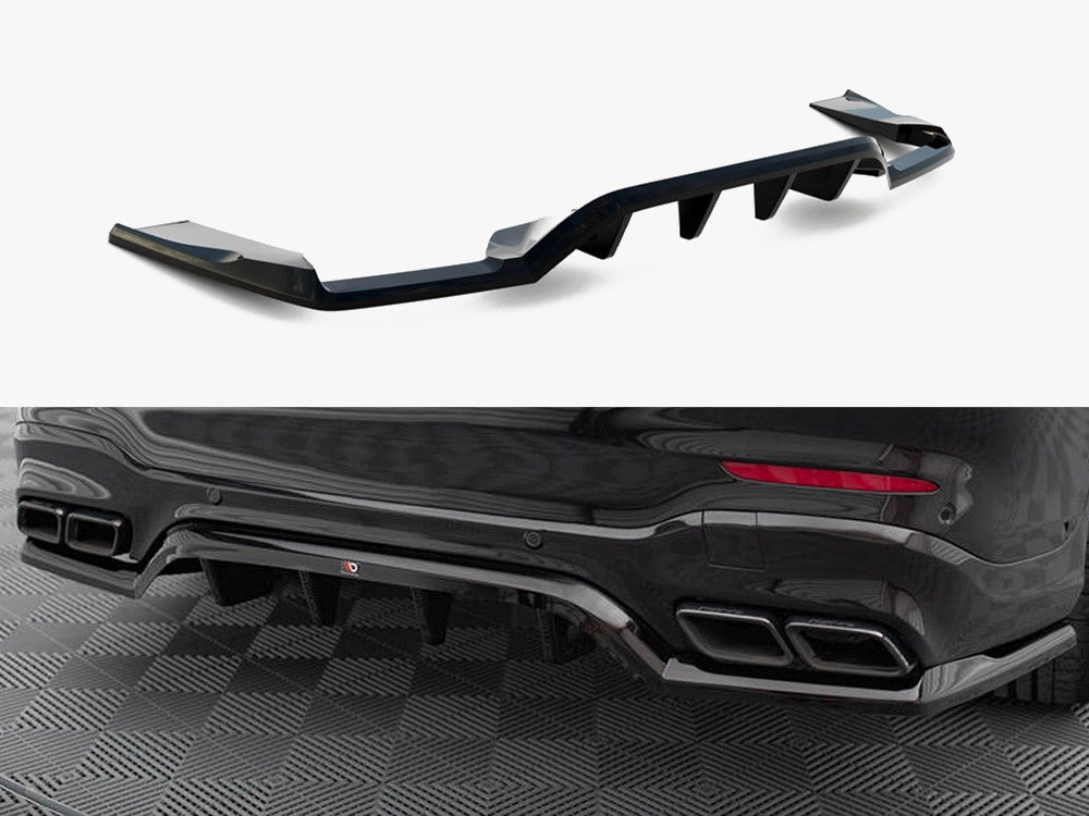 Maxton Design Rear Splitter (Vertical Bars) V.1 Mercedes-AMG GLC 63 SUV X253