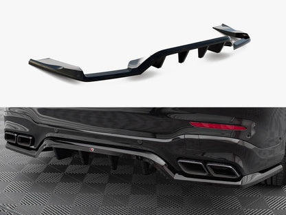 Maxton Design Rear Splitter (Vertical Bars) V.1 Mercedes-AMG GLC 63 SUV X253