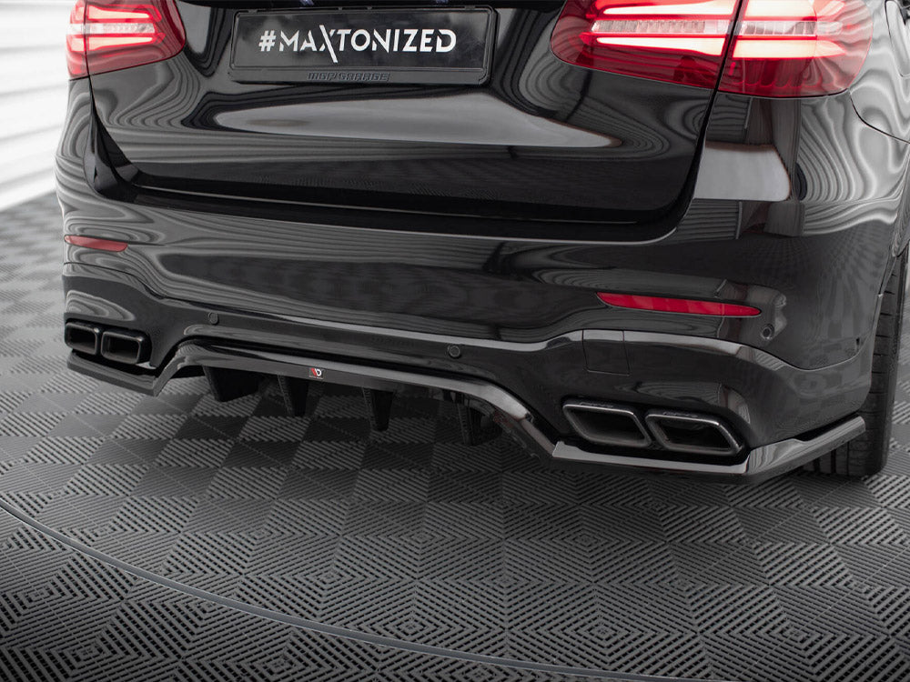 Maxton Design Rear Splitter (Vertical Bars) V.1 Mercedes-AMG GLC 63 SUV X253