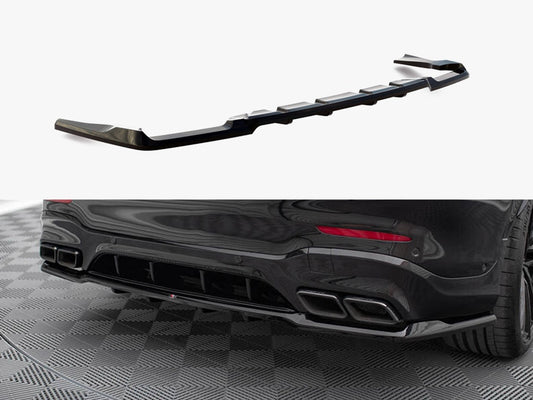 Maxton Design Rear Splitter (Vertical Bars) V.2 Mercedes-AMG GLC 63 SUV X253