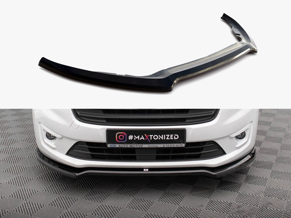 Maxton Design Front Splitter V.1 Ford Transit Connect Mk2 Facelift