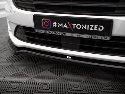 Maxton Design Front Splitter V.1 Ford Transit Connect Mk2 Facelift
