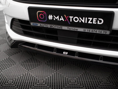 Maxton Design Front Splitter V.2 Ford Transit Connect Mk2 Facelift