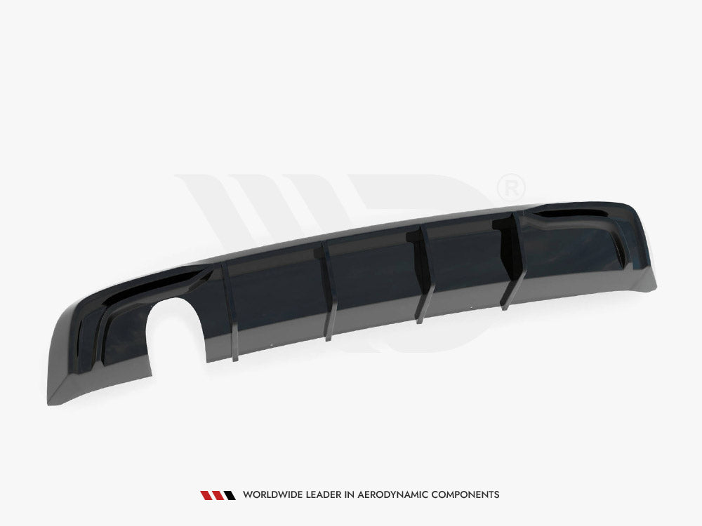 Maxton Design Rear Valance Audi A3 Sportback 8V Facelift (Version with one exhaust tip on single side)