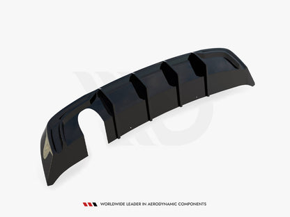 Maxton Design Rear Valance Audi A3 Sportback 8V Facelift (Version with one exhaust tip on single side)