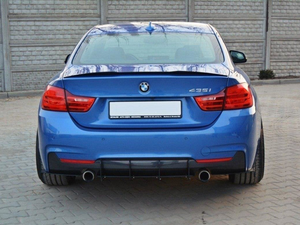 Maxton Design Rear Diffuser & Rear Side Splitters BMW 4 Coupe / Gran Coupe / Cabrio M-Pack F32 / F36 / F33