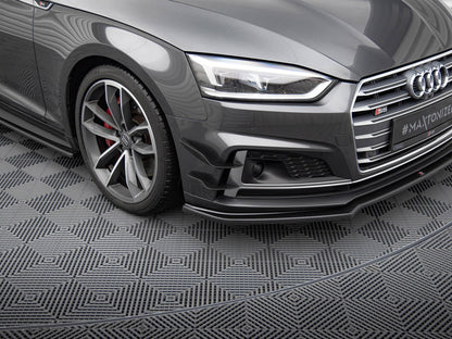 Maxton Design Front Bumper Wings (Canards) Audi S5 / A5 S-Line Coupe / Sportback F5