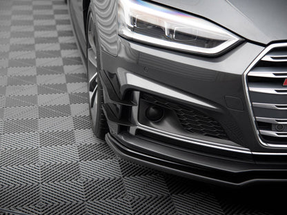 Maxton Design Front Bumper Wings (Canards) Audi S5 / A5 S-Line Coupe / Sportback F5