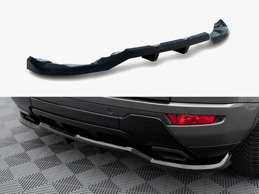 Maxton Design Rear Splitter (Vertical Bars) Land Rover Range Rover Evoque HSE Dynamic Mk1 Facelift
