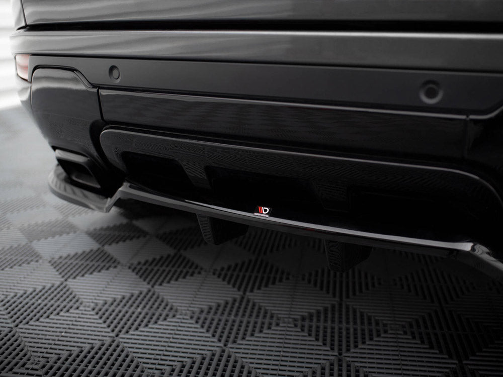 Maxton Design Rear Splitter (Vertical Bars) Land Rover Range Rover Evoque HSE Dynamic Mk1 Facelift