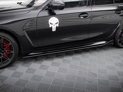 Maxton Design Side Skirts Diffusers V.3 CSL Look BMW M3 Sedan / Touring G80 / G81