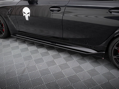 Maxton Design Side Skirts Diffusers V.3 CSL Look BMW M3 Sedan / Touring G80 / G81