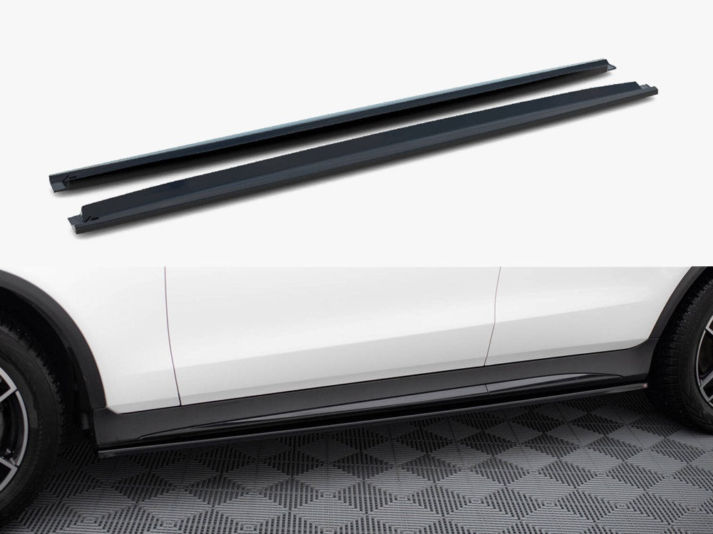 Maxton Design Side Skirts Diffusers V.3 Mercedes-Benz GLC Coupe AMG-Line C253