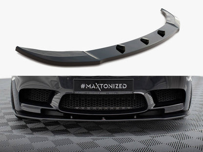 Maxton Design Front Splitter V.1 BMW M5 F10 / F11 - Textured