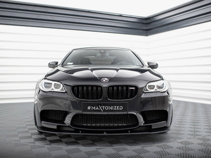 Maxton Design Front Splitter V.1 BMW M5 F10 / F11 - Textured