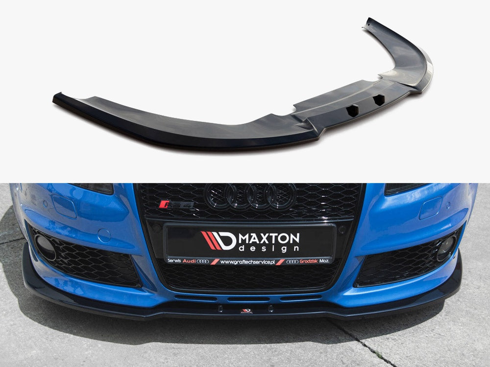 Maxton Design Front Splitter V.2 Audi RS4 B7