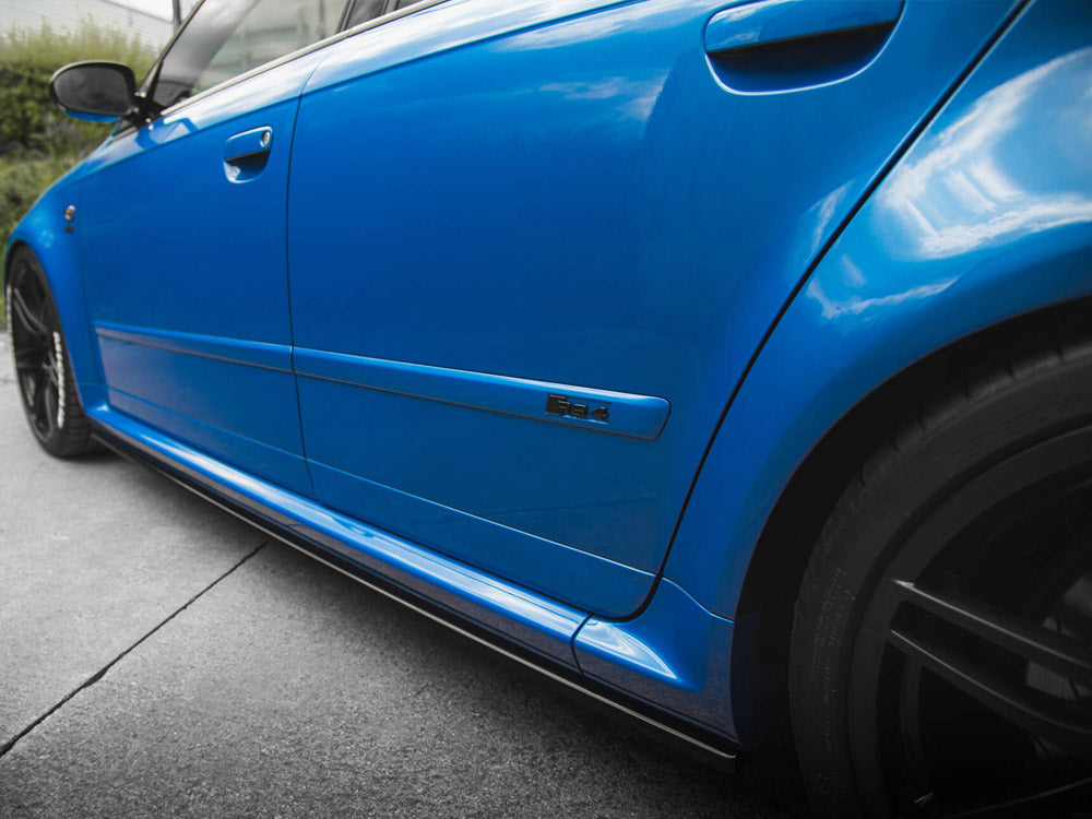 Maxton Design Side Skirts Splitters Audi RS4 B7