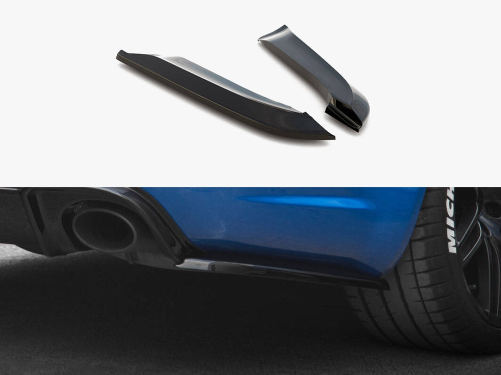 Maxton Design Rear Side Splitters V.2 Audi RS4 Sedan B7 - Textured