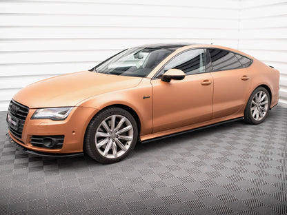 Maxton Design Side Skirts Diffusers V.3 Audi A7 S-Line / S7 C7