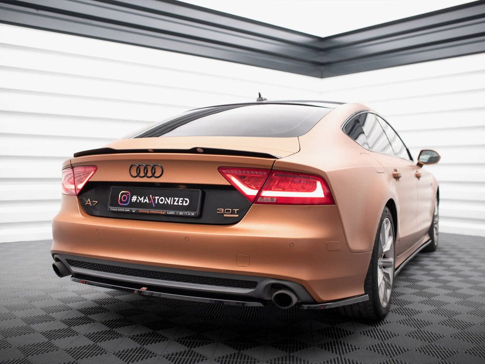 Maxton Design Rear Side Splitters V.2 Audi A7 S-Line C7