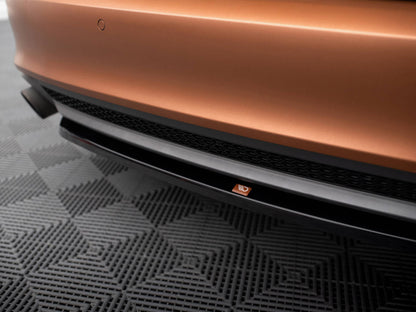 Maxton Design Central Rear Splitter Audi A7 S-Line C7