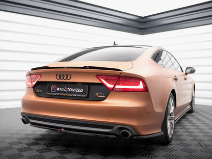 Maxton Design Central Rear Splitter Audi A7 S-Line C7