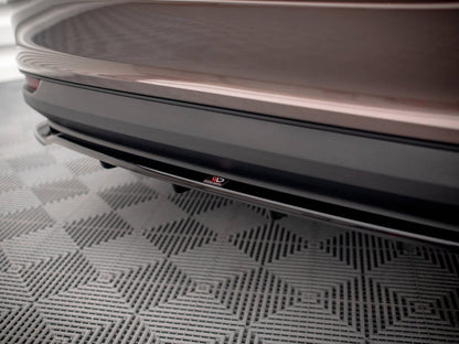 Maxton Design Central Rear Splitter (Vertical Bars) Fiat Tipo S Sedan Mk1