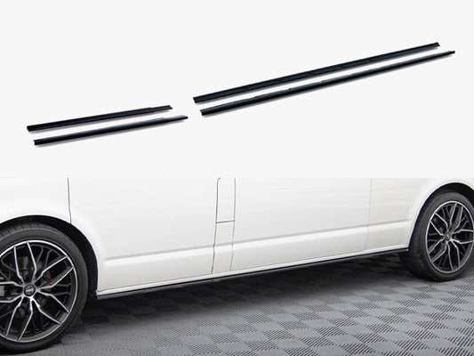 Maxton Design Side Skirts Diffusers Volkswagen T6 Long Facelift