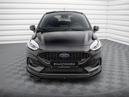 Maxton Design Front Splitter V.1 Ford Fiesta ST / ST-Line Mk8 Facelift