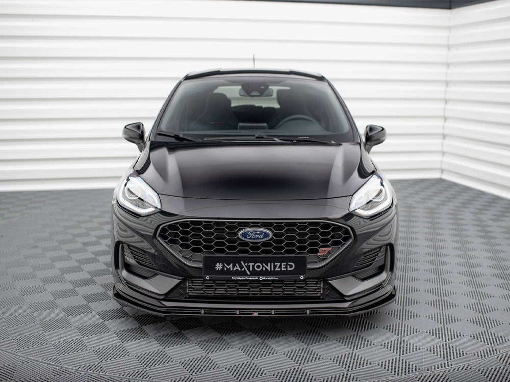 Maxton Design Front Splitter V.2 Ford Fiesta ST / ST-Line Mk8 Facelift