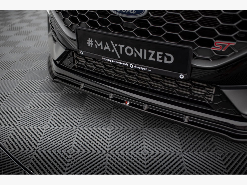 Maxton Design Front Splitter V.2 Ford Fiesta ST / ST-Line Mk8 Facelift