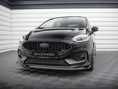 Maxton Design Front Splitter V.3 Ford Fiesta ST / ST-Line Mk8 Facelift