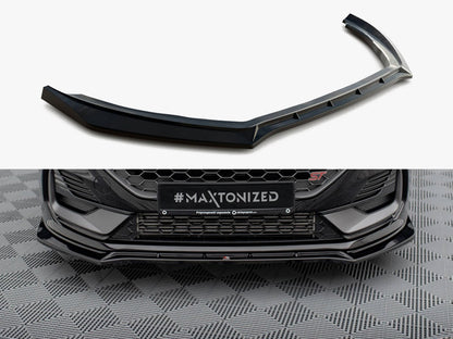 Maxton Design Front Splitter V.4 Ford Fiesta ST / ST-Line Mk8 Facelift