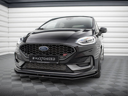 Maxton Design Street PRO Front Splitter Ford Fiesta ST Mk8 Facelift