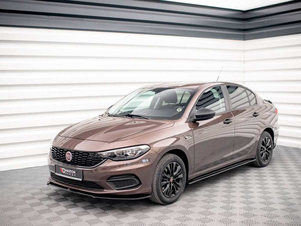 Maxton Design Side Skirts Diffusers Fiat Tipo S-Design - Carbon Look