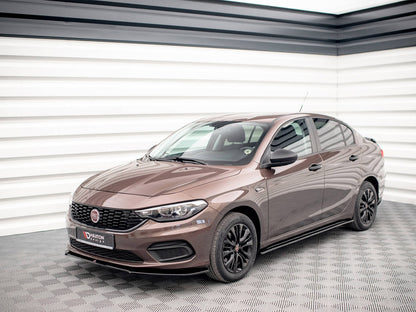 Maxton Design Side Skirts Diffusers Fiat Tipo S-Design - Carbon Look