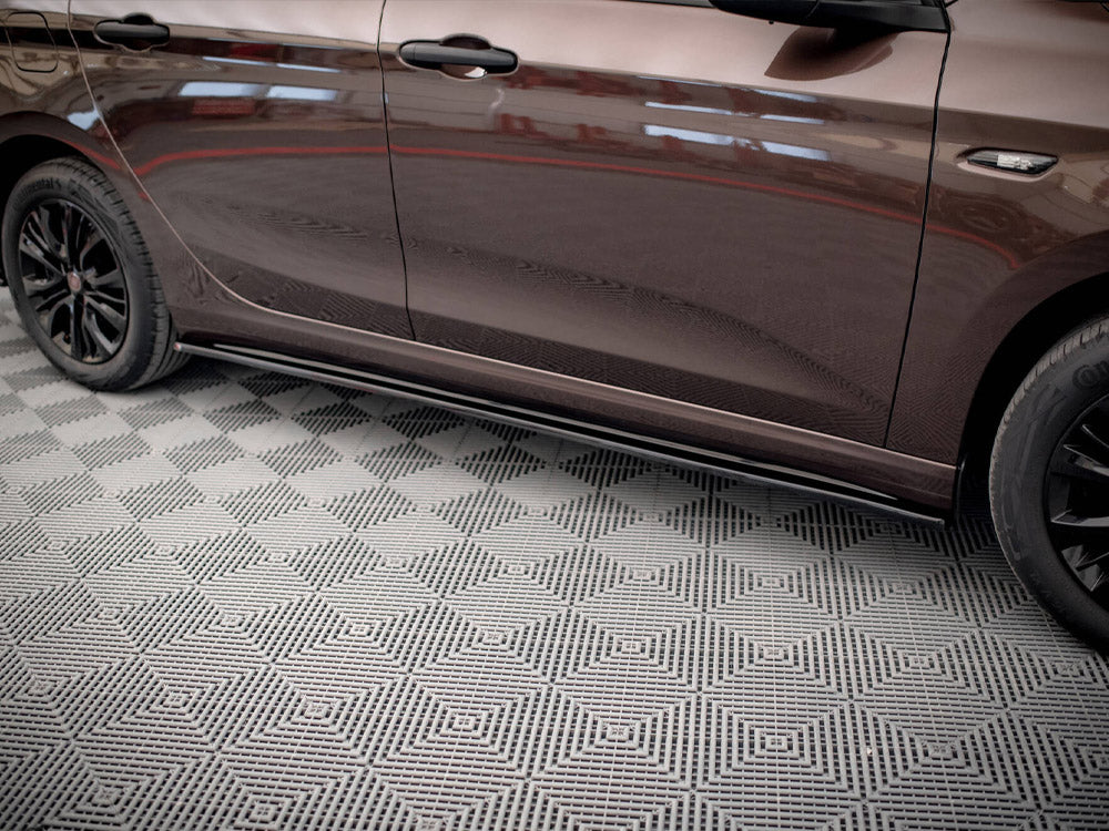 Maxton Design Side Skirts Diffusers Fiat Tipo S-Design - Carbon Look