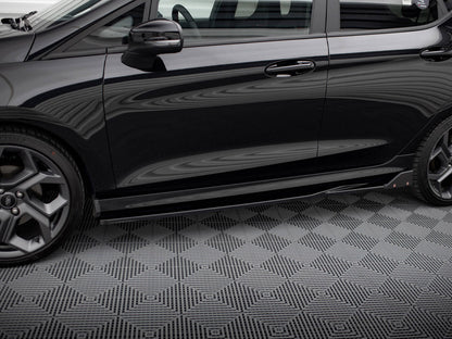 Maxton Design Side Skirts Diffusers V.2 + Flaps Ford Fiesta ST / ST-Line Mk8