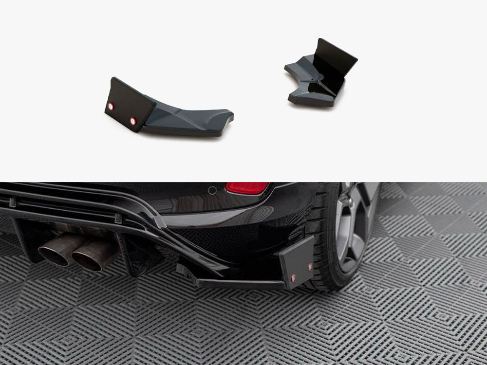 Maxton Design Rear Side Splitters V.4 + Flaps Ford Fiesta ST Mk8