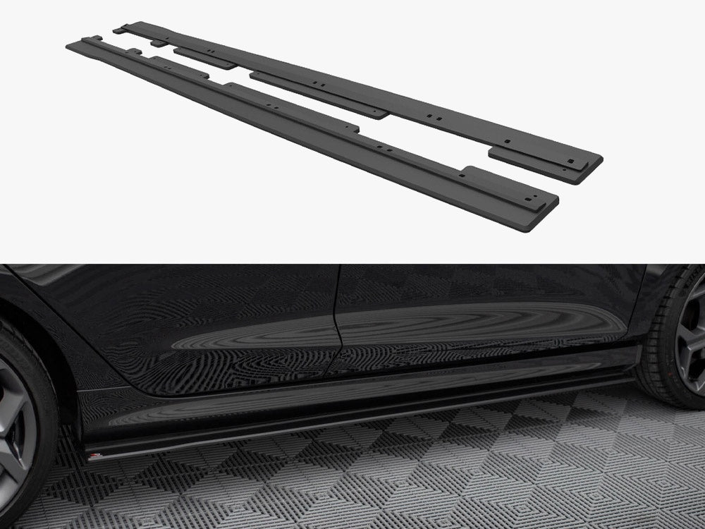 Maxton Design Street PRO Side Skirts Diffusers Ford Fiesta ST / ST-Line Mk8