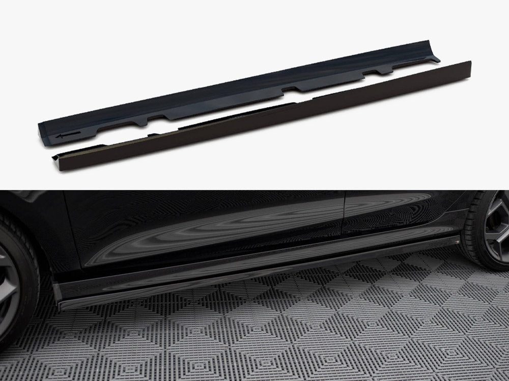 Maxton Design Side Skirts Diffusers V.2 Ford Fiesta Mk8 ST / ST-Line