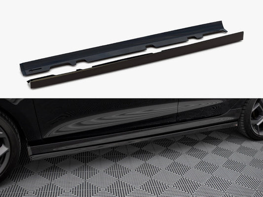 Maxton Design Side Skirts Diffusers V.2 Ford Fiesta Mk8 ST / ST-Line
