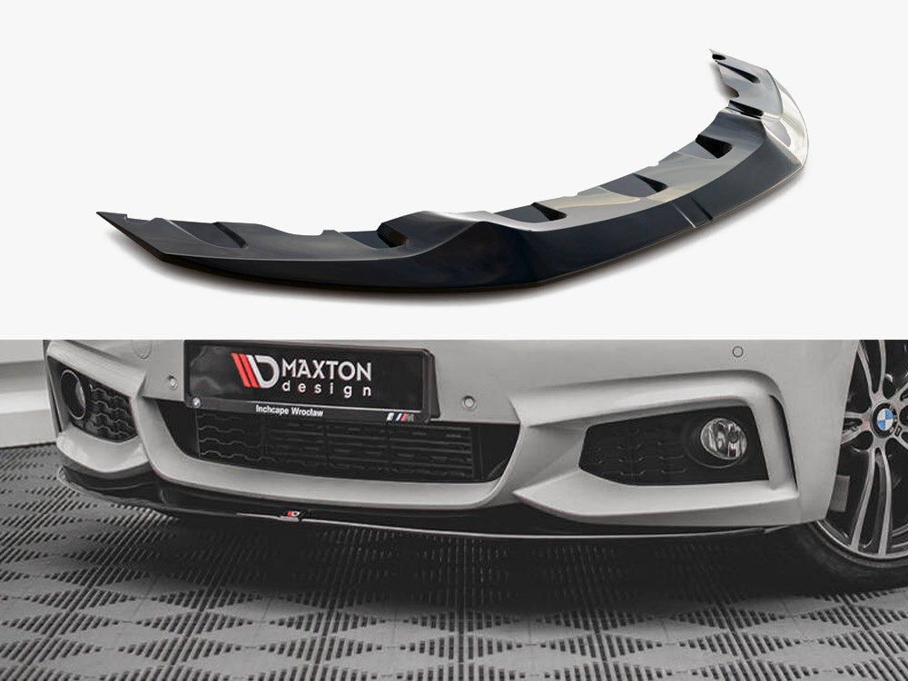 Maxton Design Front Splitter V.2 BMW 4 Coupe / Gran Coupe / Cabrio M-Pack F32 / F36 / F33