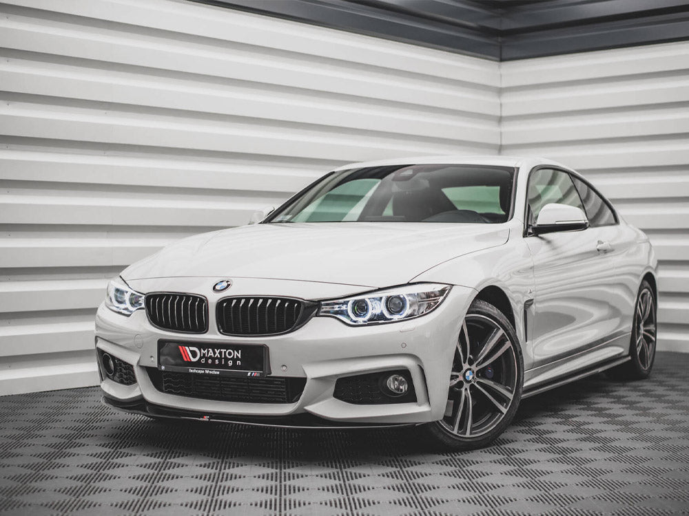 Maxton Design Front Splitter V.2 BMW 4 Coupe / Gran Coupe / Cabrio M-Pack F32 / F36 / F33