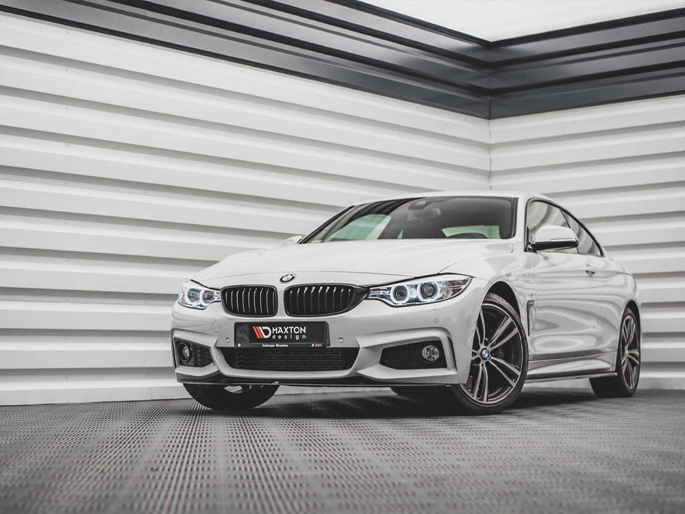 Maxton Design Front Splitter V.2 BMW 4 Coupe / Gran Coupe / Cabrio M-Pack F32 / F36 / F33